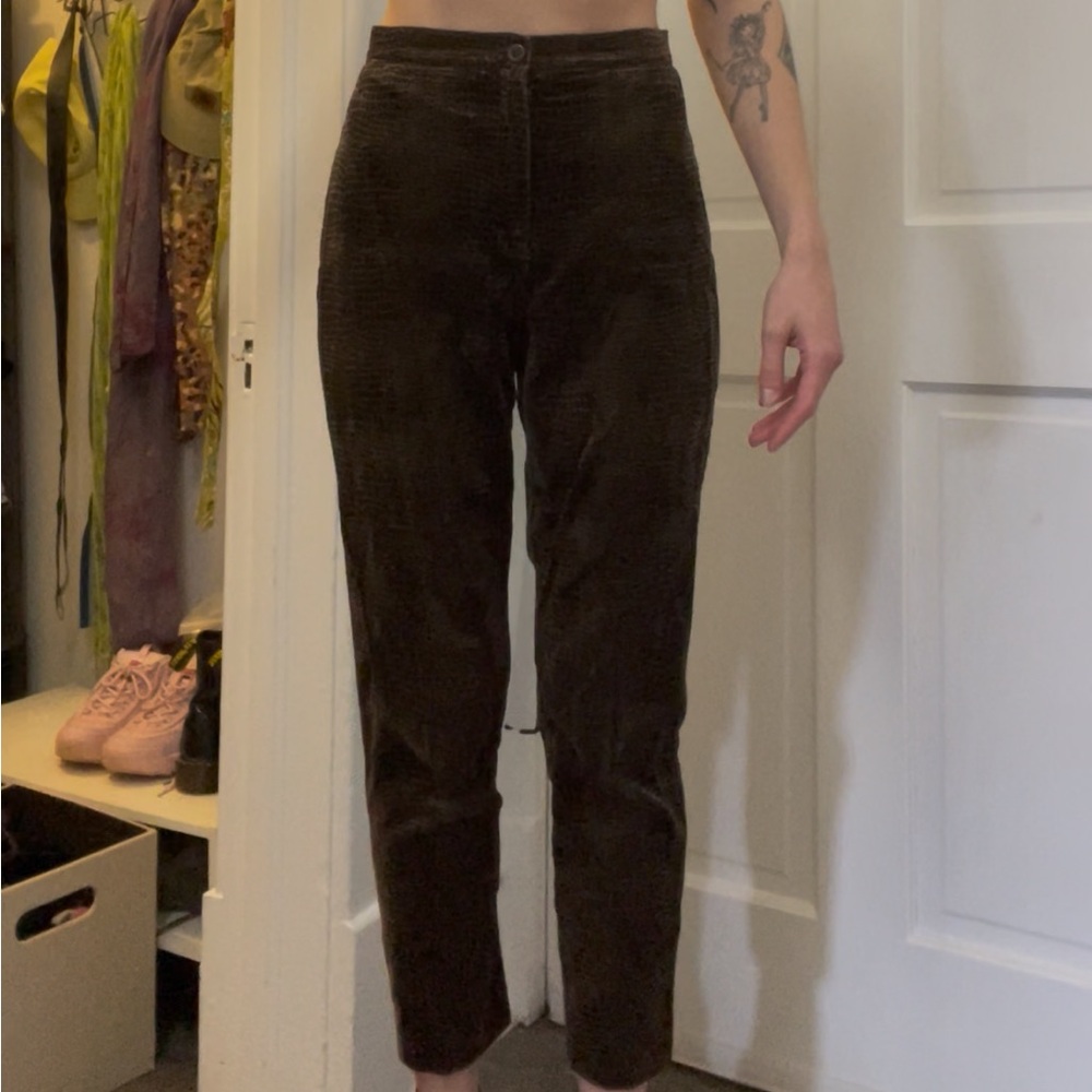 Women's Brown Corduroy Pants